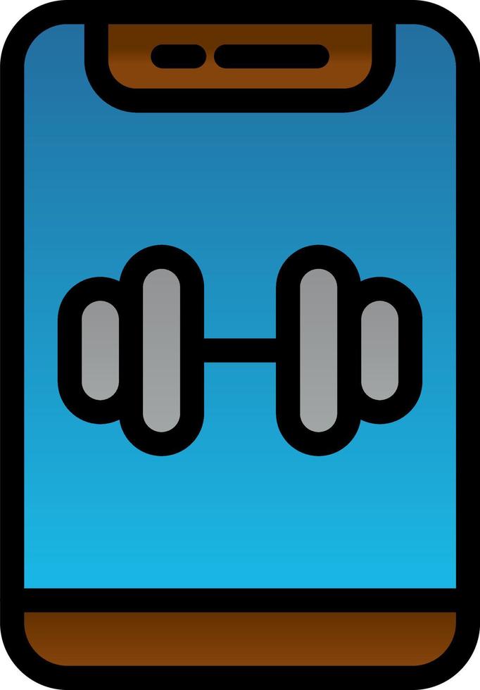 Weight Lifting Vector Icon Design