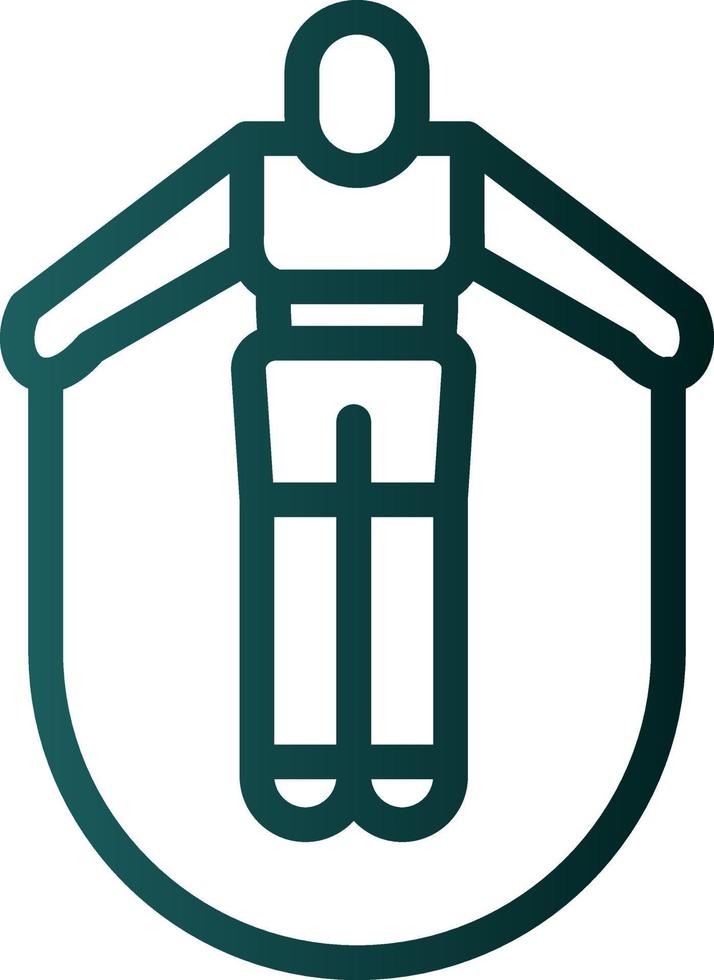 Jumping Jack Vector Icon Design