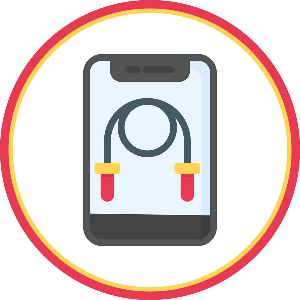 Jumping Rope Vector Icon Design