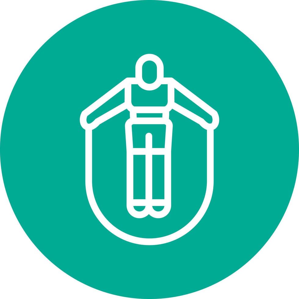 Jumping Jack Vector Icon Design