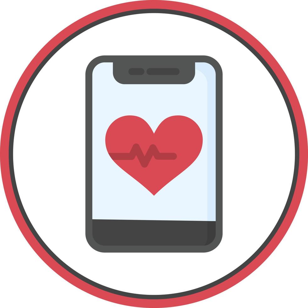 Heart Rate Vector Icon Design