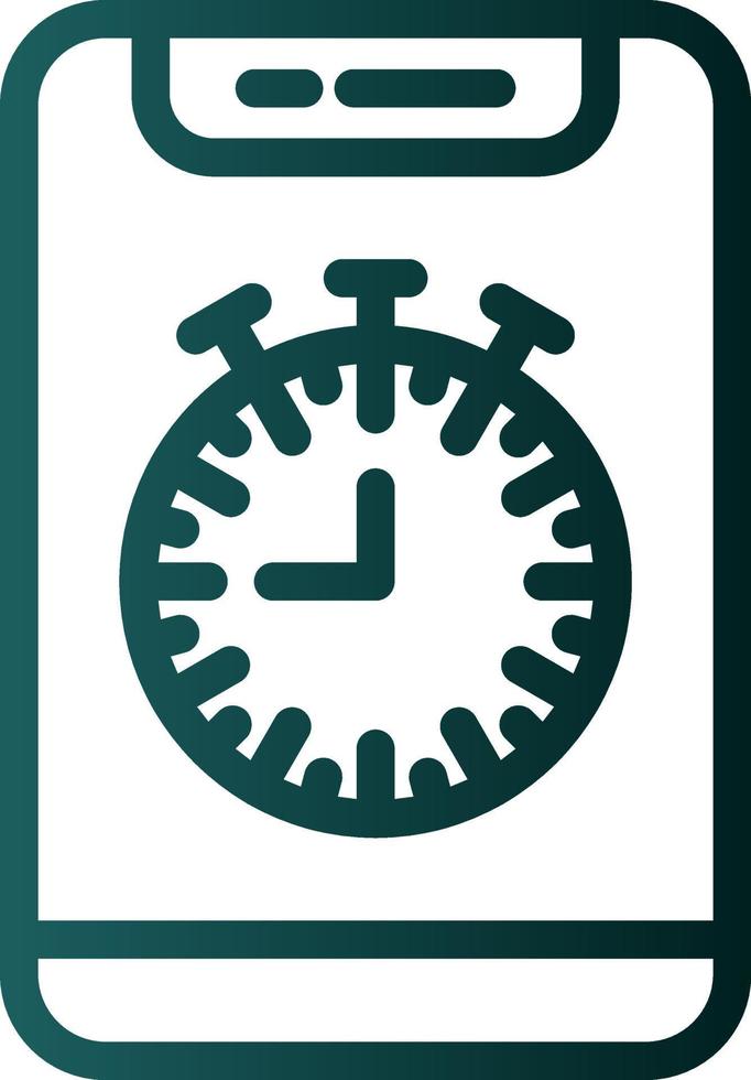 Stopwatch Vector Icon Design
