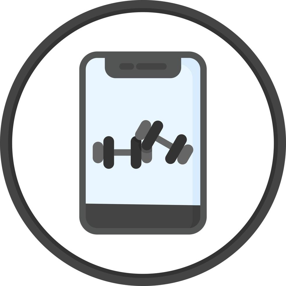 Dumbbells Vector Icon Design