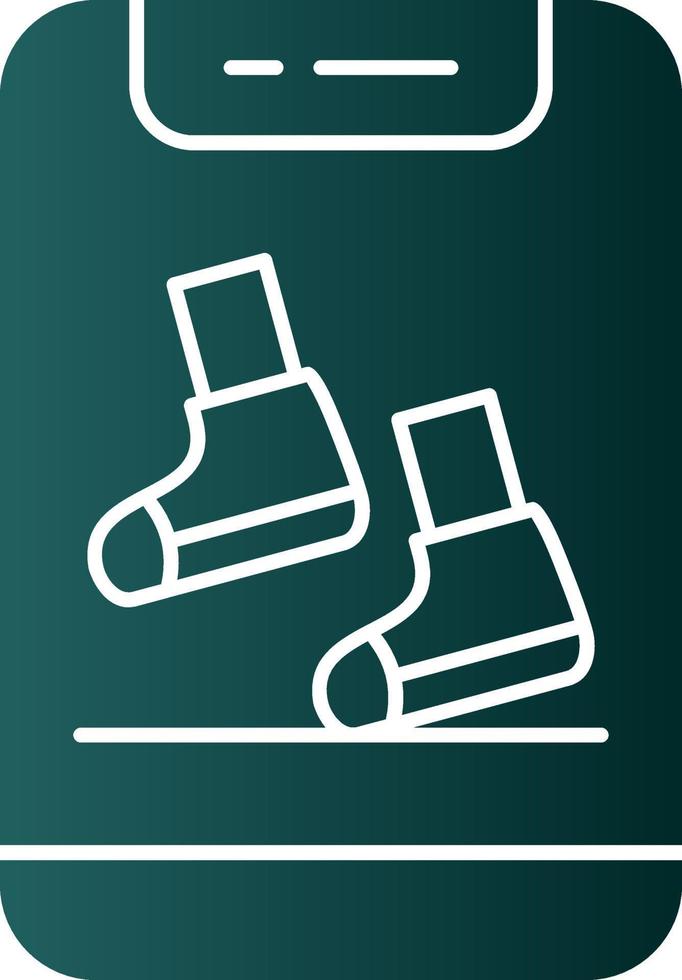 Walking Vector Icon Design