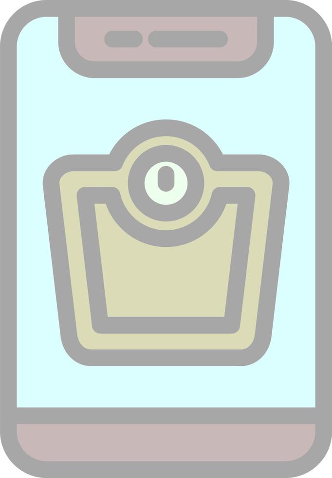 Weight Scale Vector Icon Design