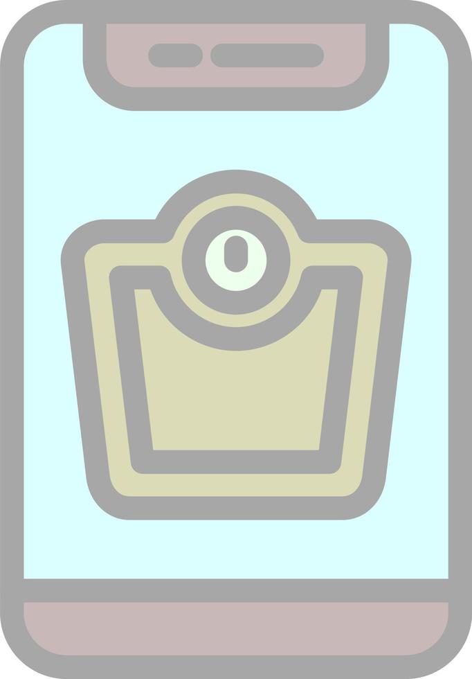 Weight Scale Vector Icon Design