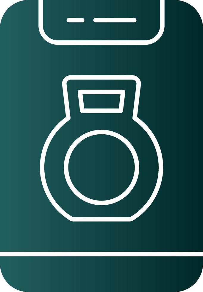 Kettlebell Vector Icon Design