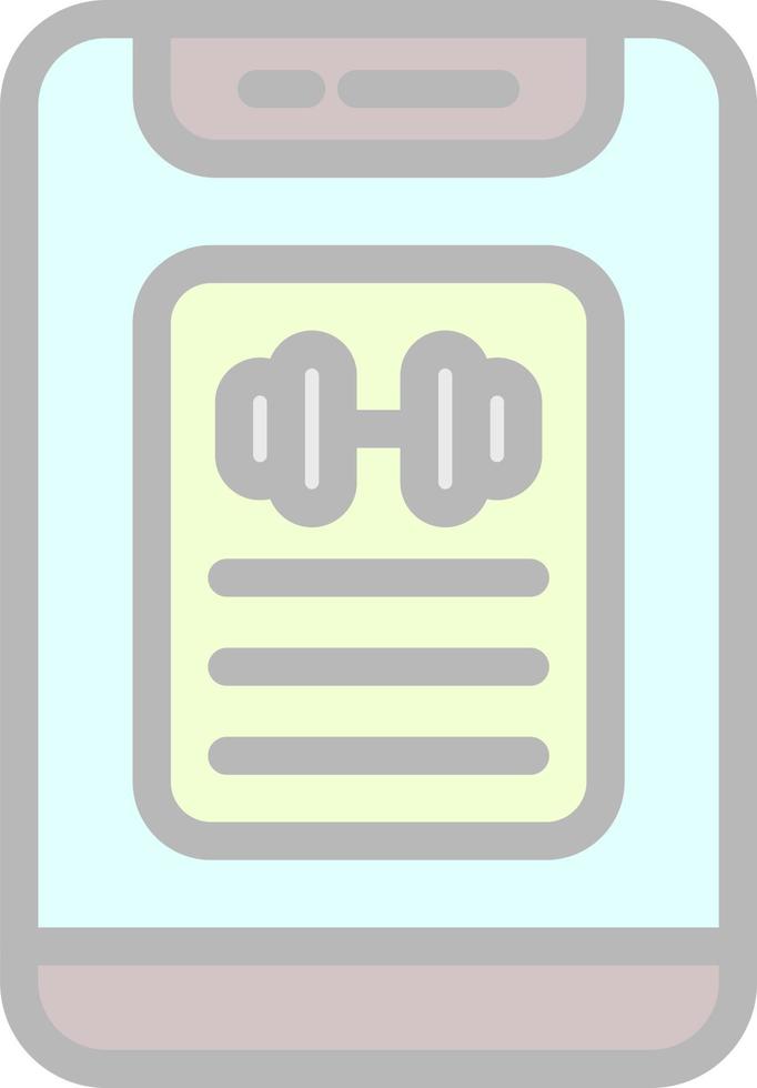 Workout Progress Vector Icon Design