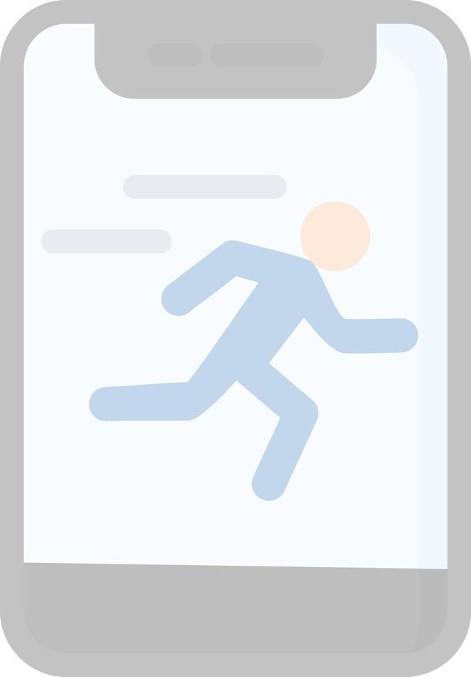 Running Vector Icon Design