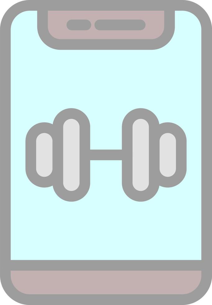 Weight Lifting Vector Icon Design