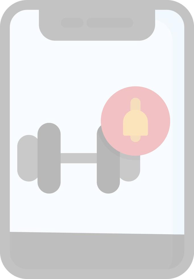 diseño de icono de vector de notificación de entrenamiento