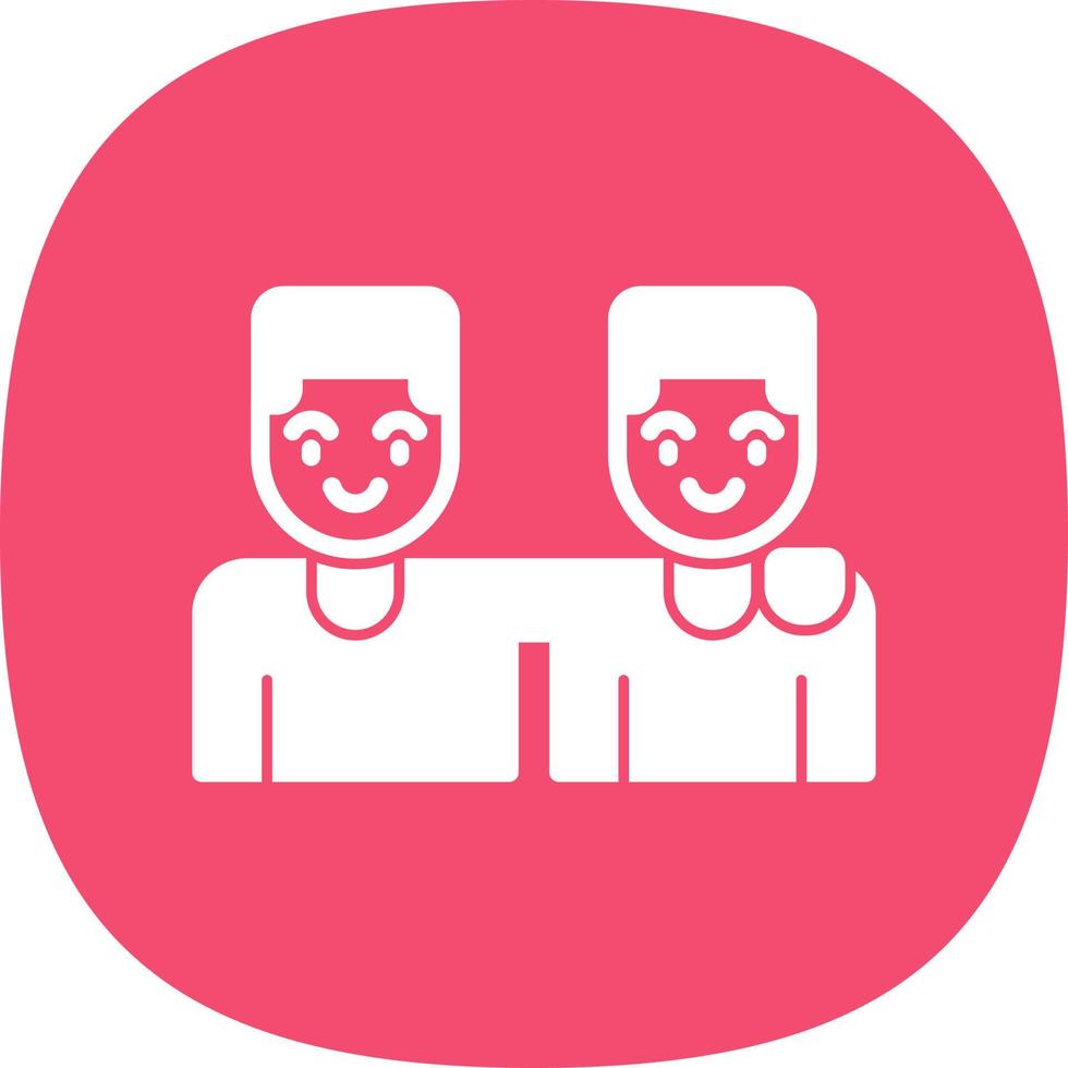 Friends Vector Icon Design