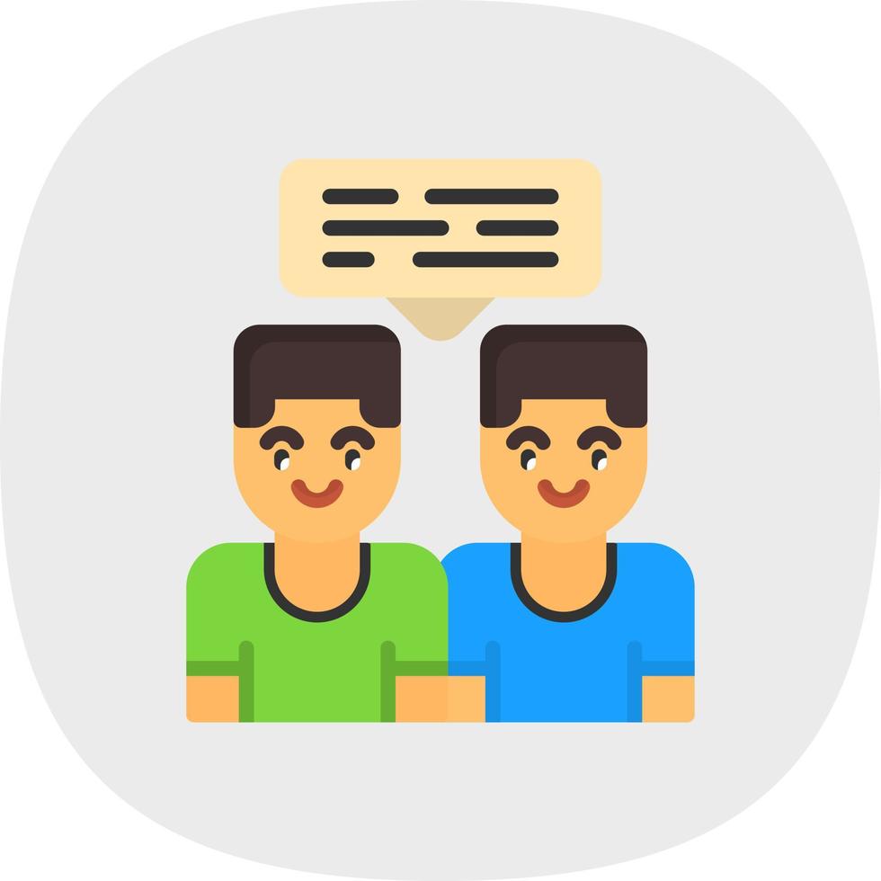 diseño de icono de vector de conversación