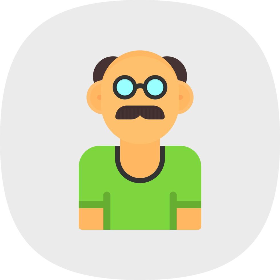 Old People Vector Icon Design