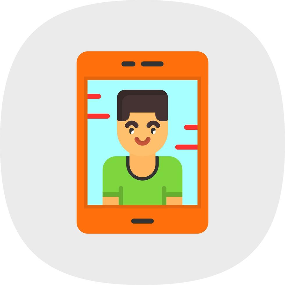 Videocall Vector Icon Design