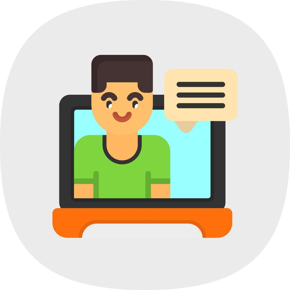 Videoconference Vector Icon Design