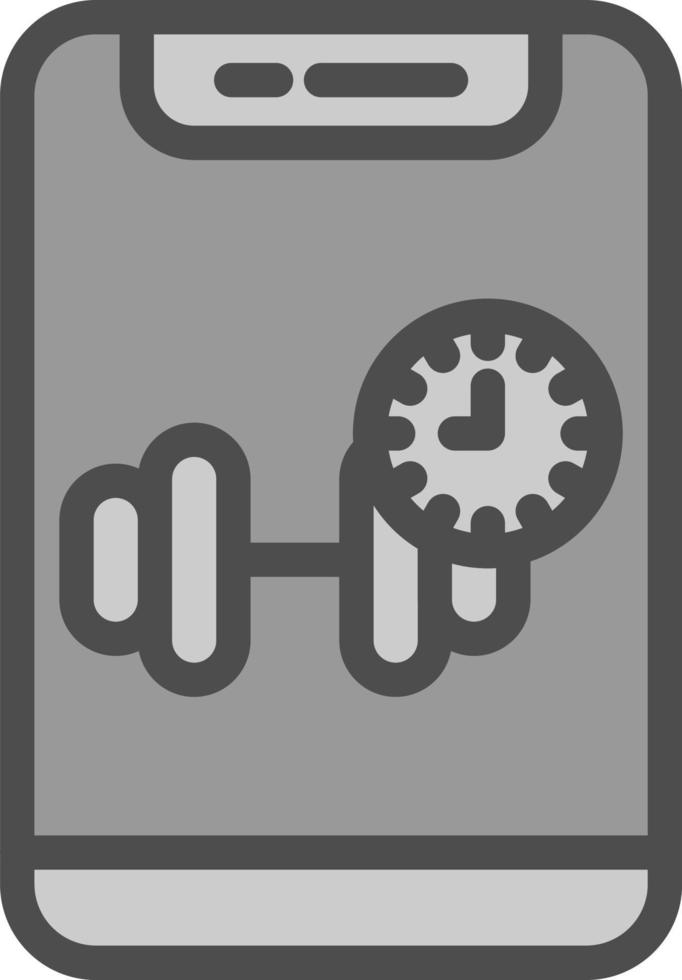 Gym Time Vector Icon Design