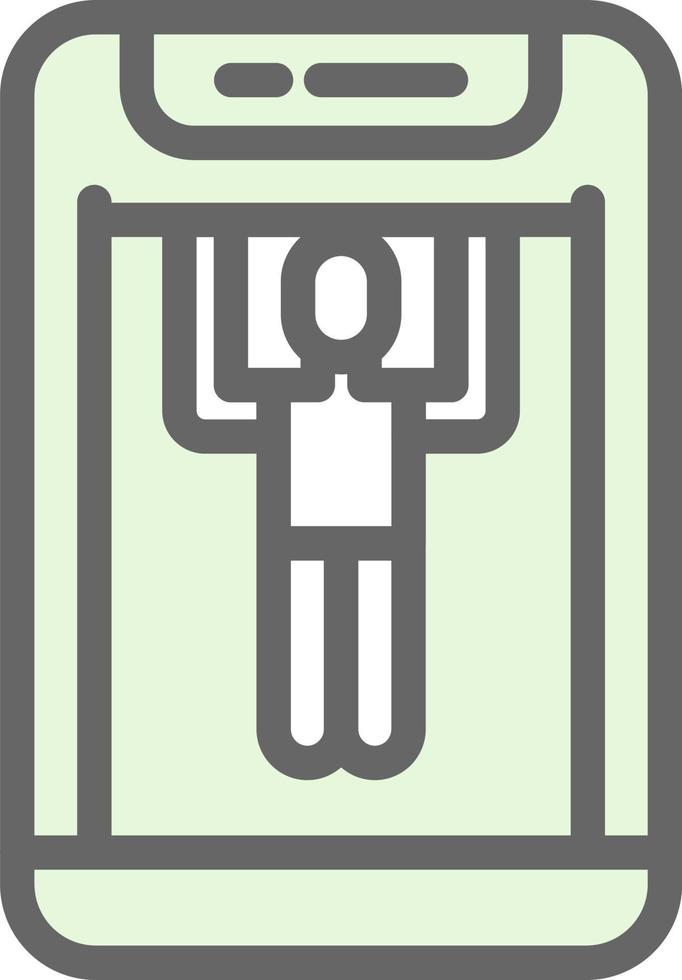 Pull Up Vector Icon Design