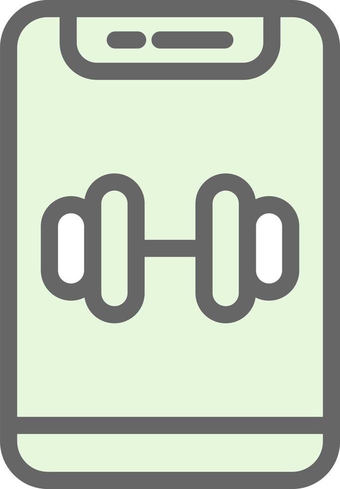Weight Lifting Vector Icon Design