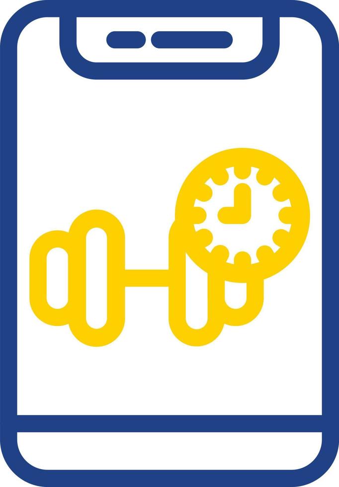 Gym Time Vector Icon Design