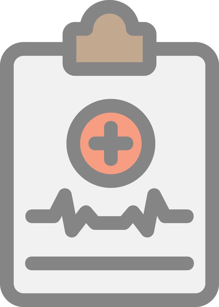 Medical Report Vector Icon Design