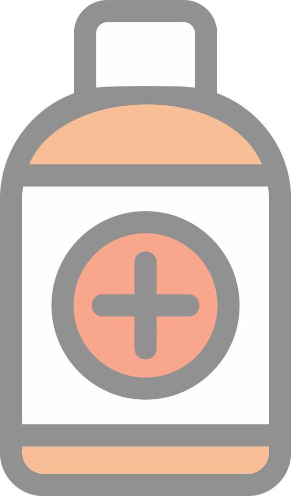 Ointment Bottle Vector Icon Design