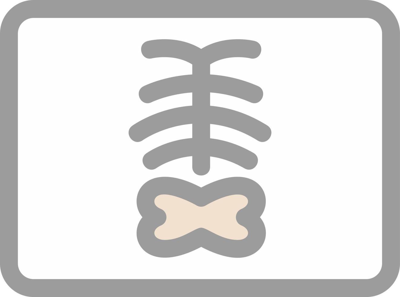 diseño de icono de vector de radiología