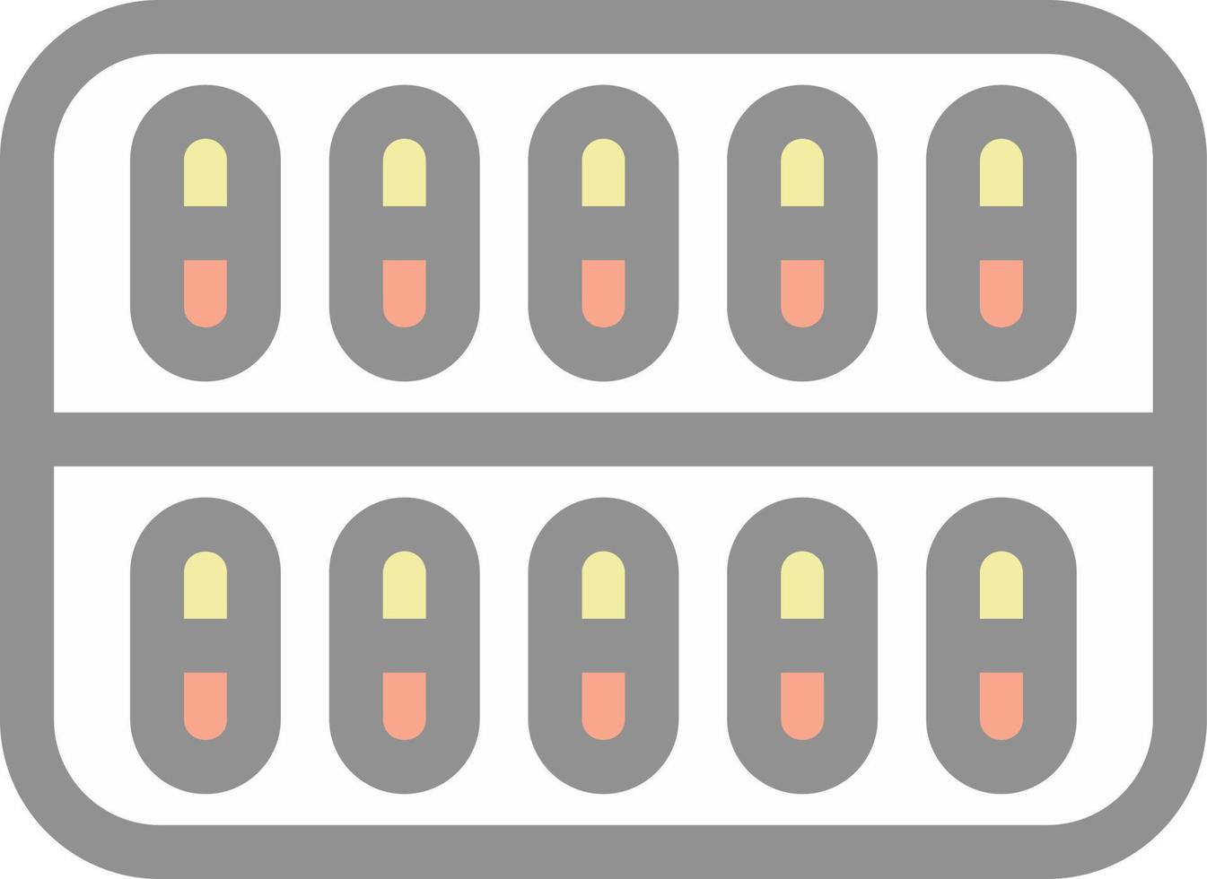 Pills Package Vector Icon Design