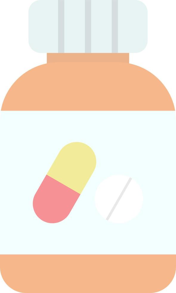 Tablets Bottle Vector Icon Design