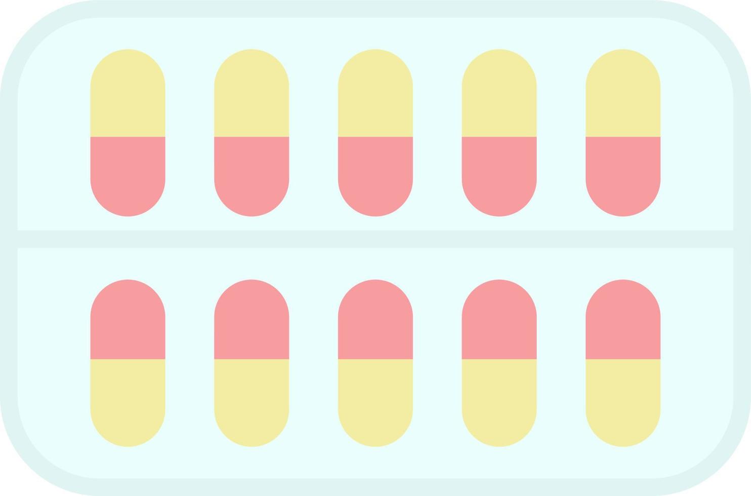 Pills Package Vector Icon Design