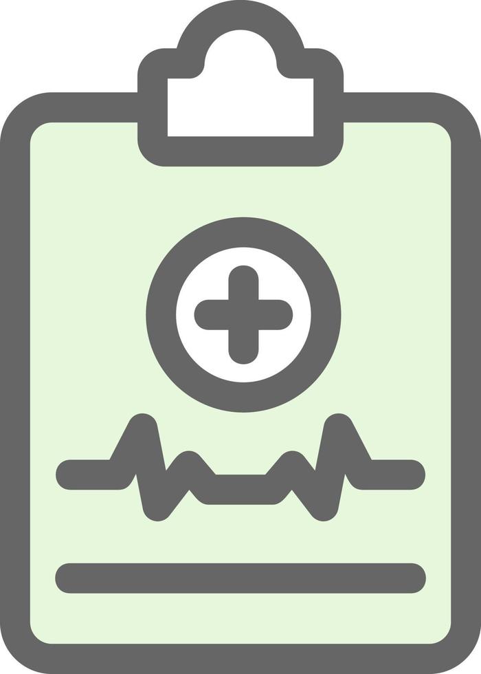 Medical Report Vector Icon Design