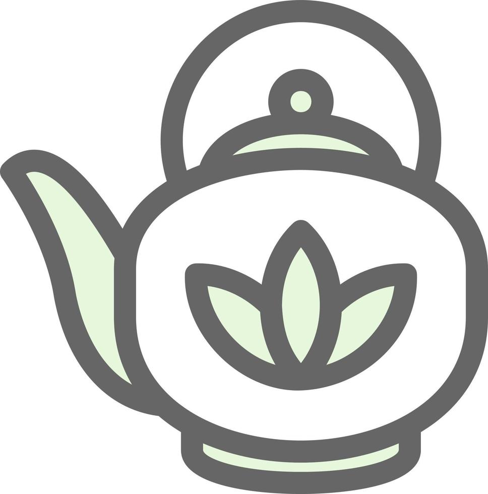 Teapot Vector Icon Design