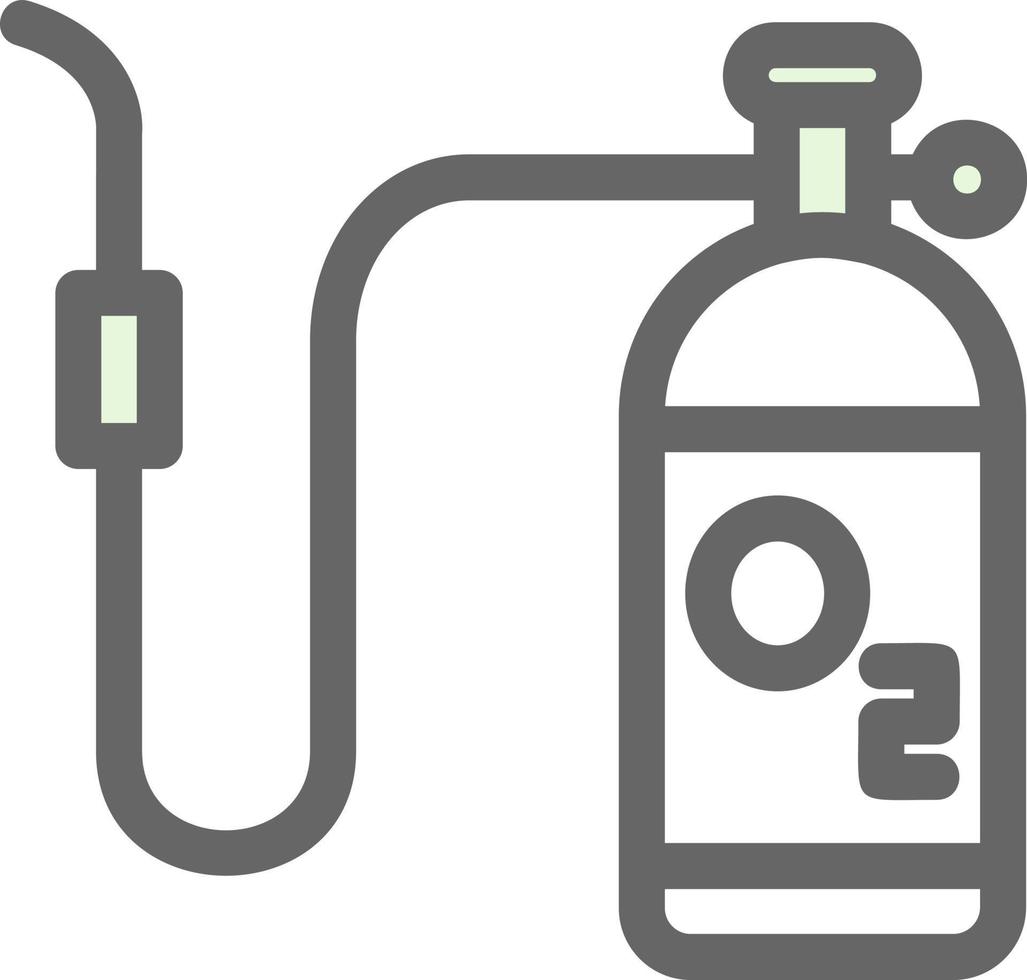 Oxygen Tank Vector Icon Design