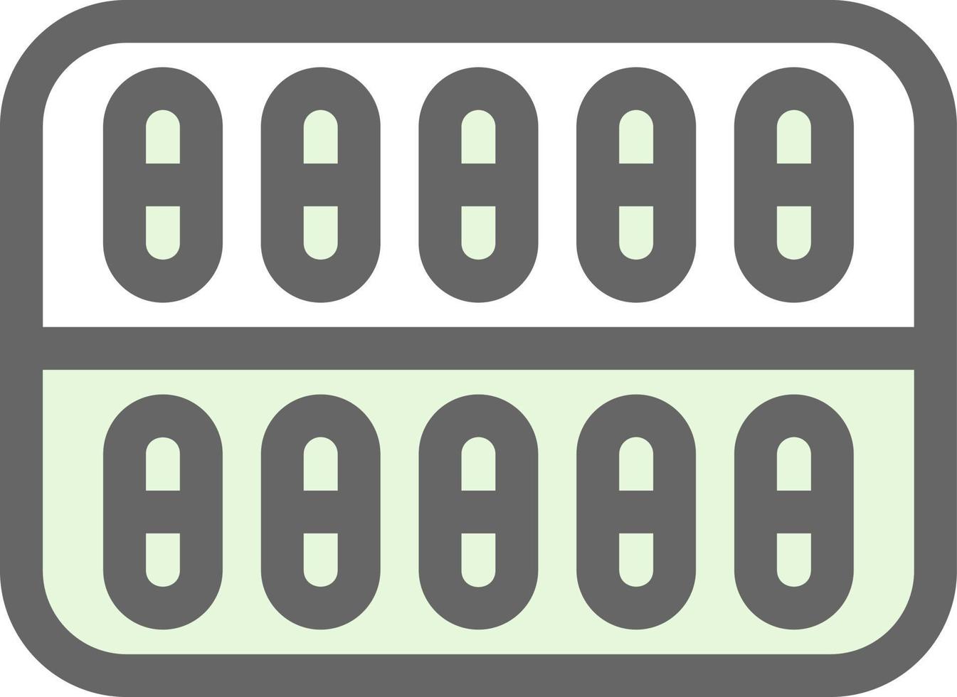 Pills Package Vector Icon Design