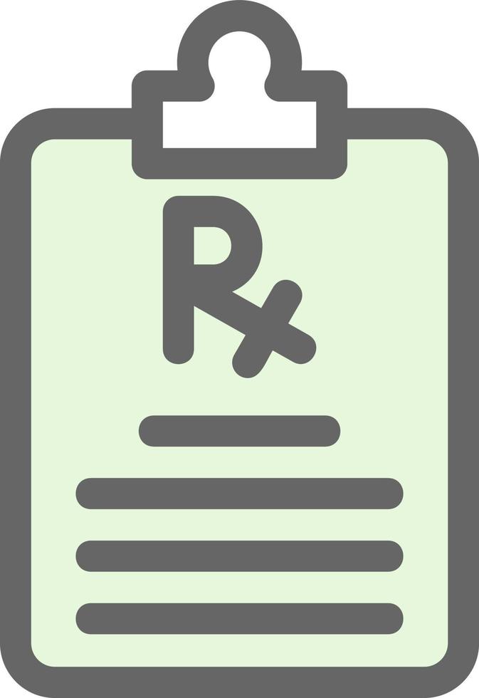 Prescription Vector Icon Design