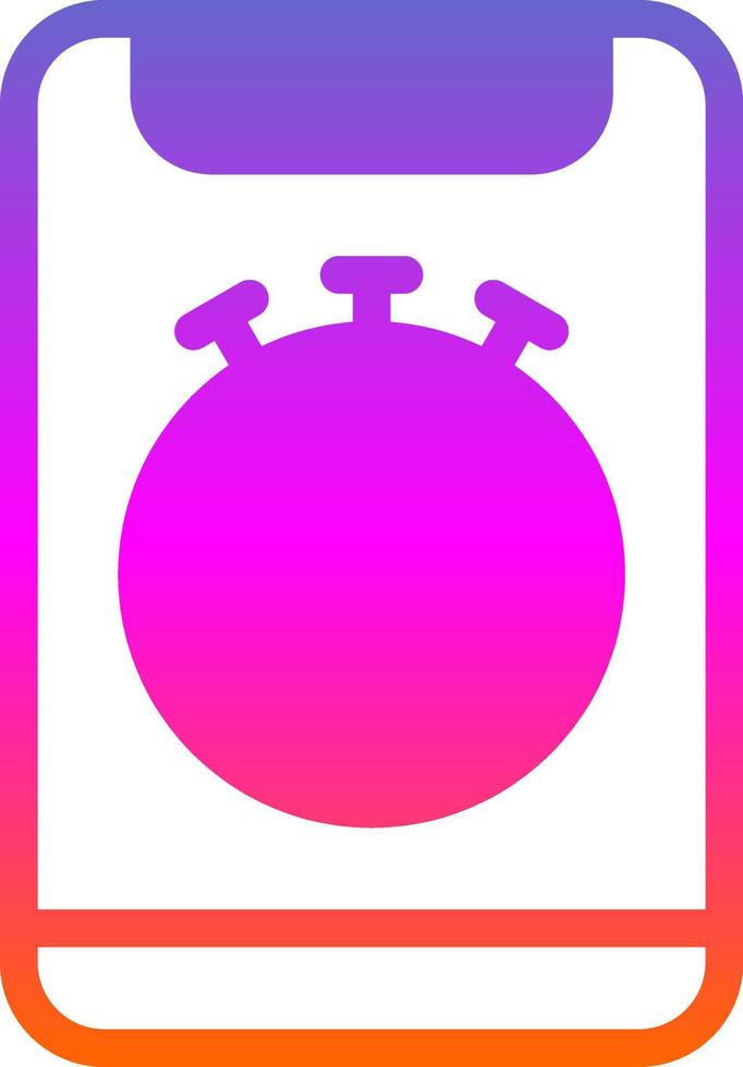 Stopwatch Vector Icon Design