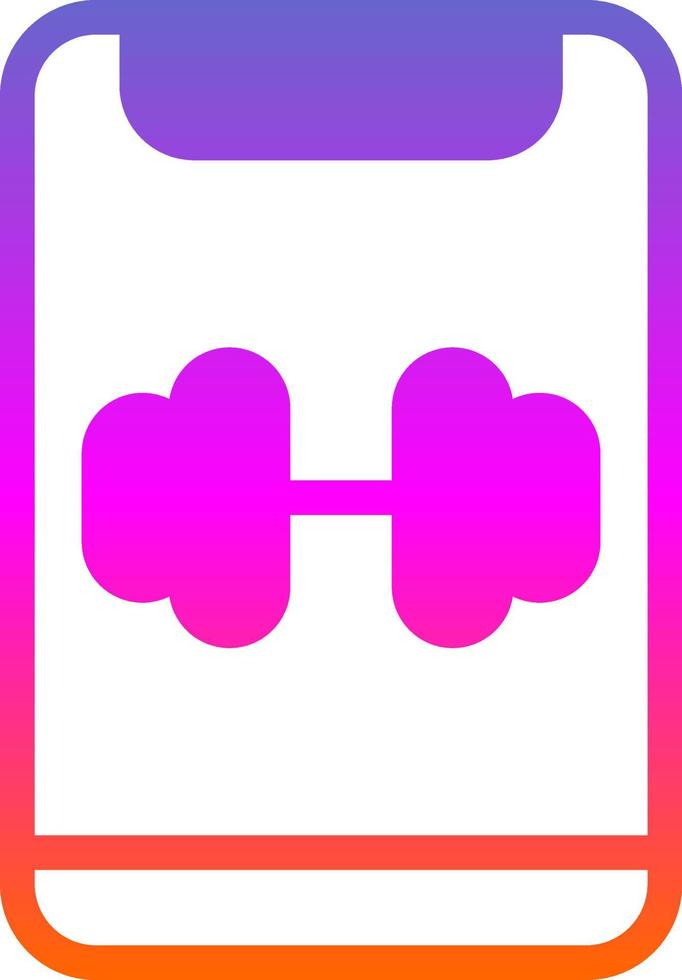 Weight Lifting Vector Icon Design
