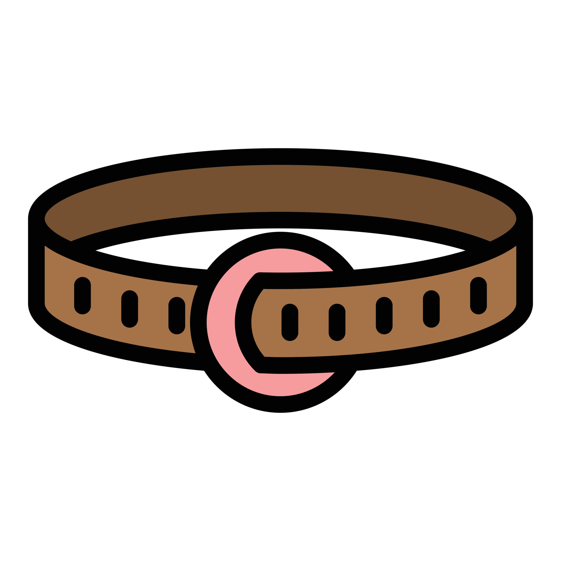 Dog leather belt icon color outline vector 15870695 Vector Art at Vecteezy