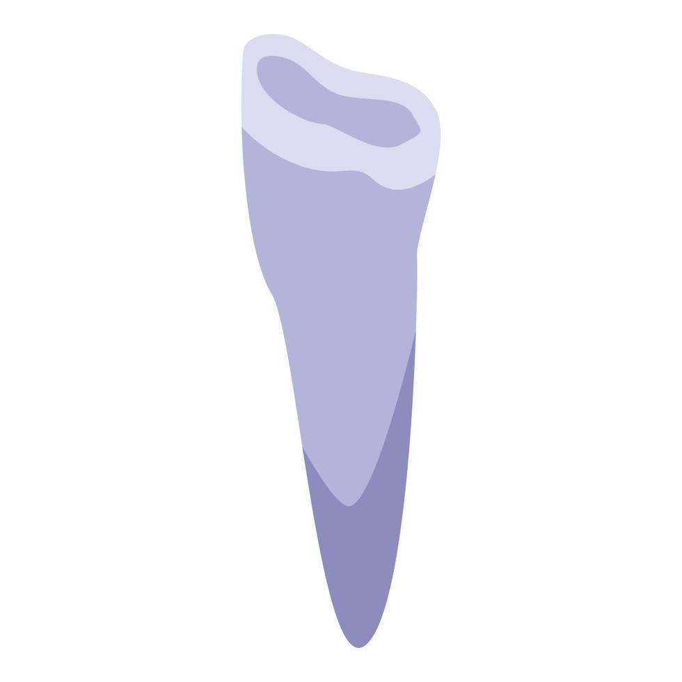 Broken tooth restoration icon, isometric style vector