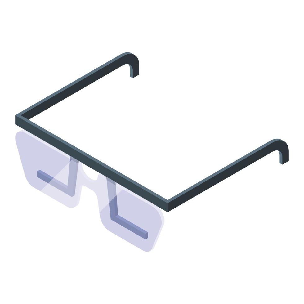 Smart glasses icon isometric vector. Wearable glass vector