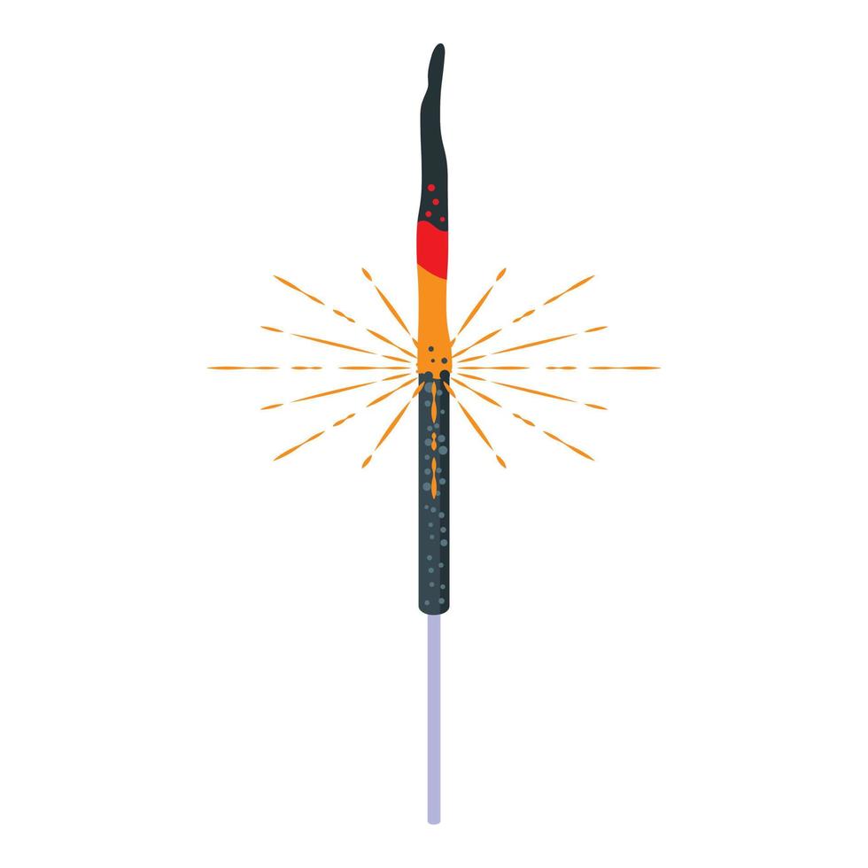 Fireworks icon, isometric style vector
