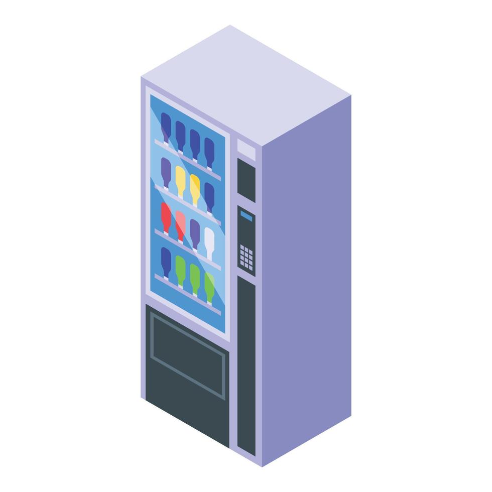 Drink machinery icon isometric vector. Water cocktail vector