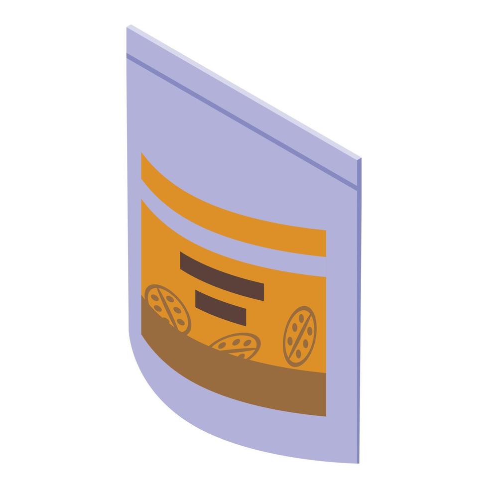 Baobab powder icon isometric vector. African tree leaf vector