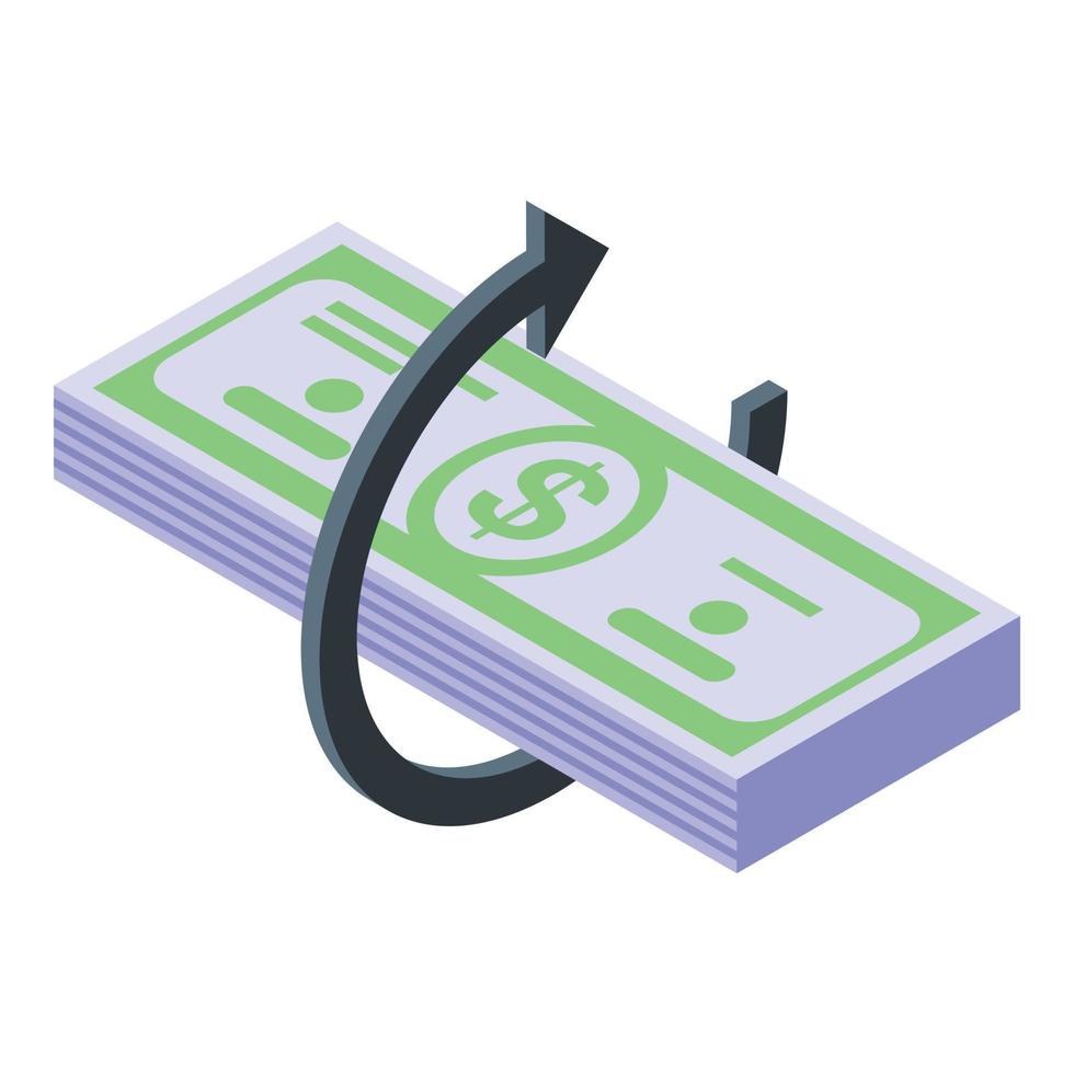 Cash exchange icon isometric vector. Money payment vector
