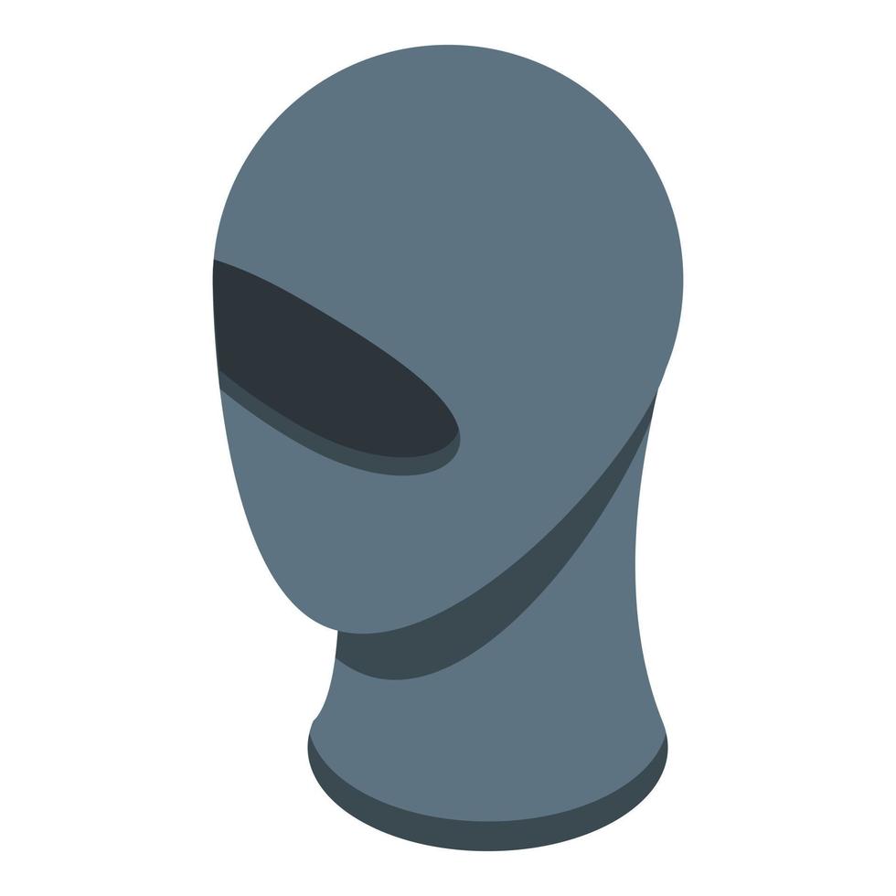 Balaclava icon isometric vector. Ski mask vector