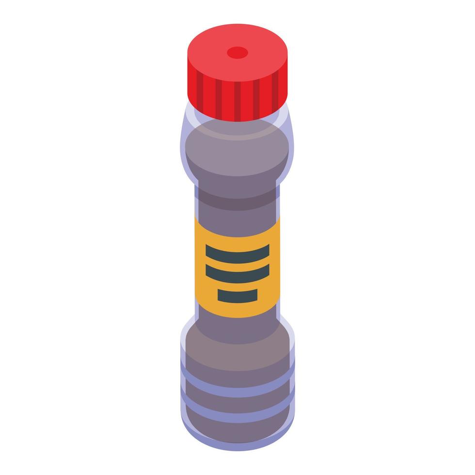 Cook soy bottle icon isometric vector. Sushi sauce vector