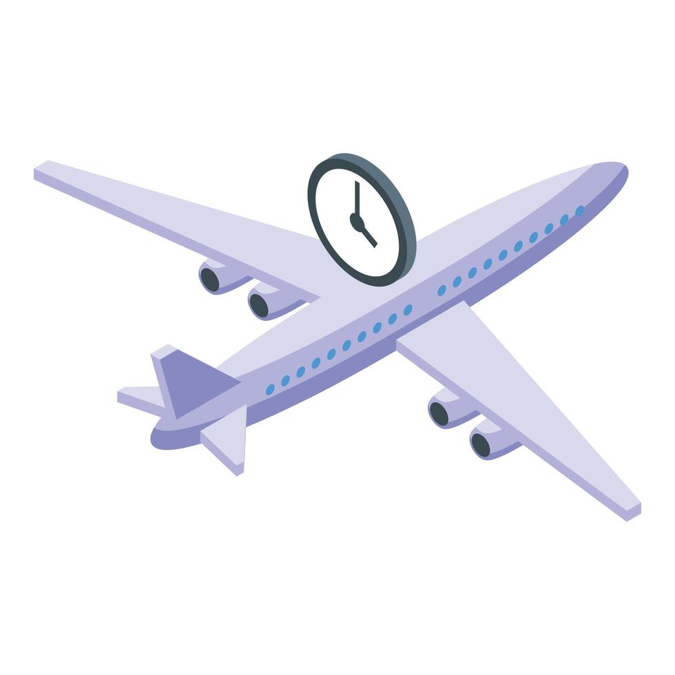 Business flight icon isometric vector. Growth journey vector
