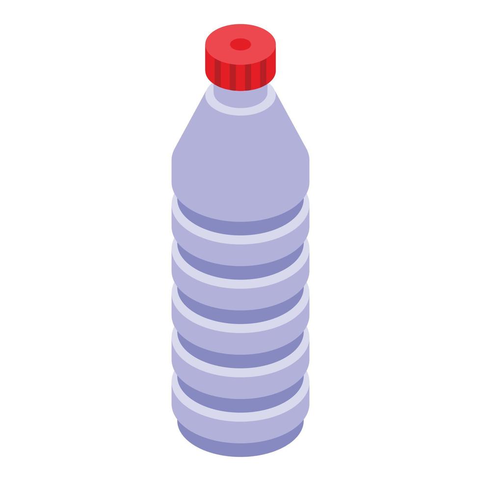 icono de botella de queroseno vector isométrico. lampara termo