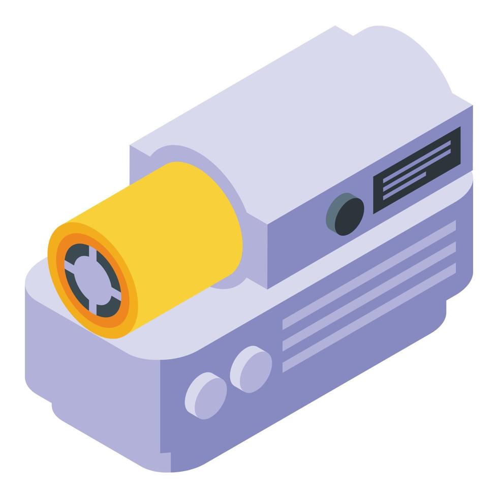 Heater icon isometric vector. Home electric vector