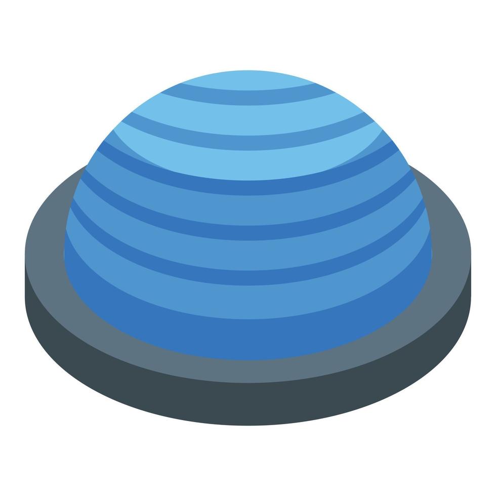 Fitness ball icon, isometric style vector